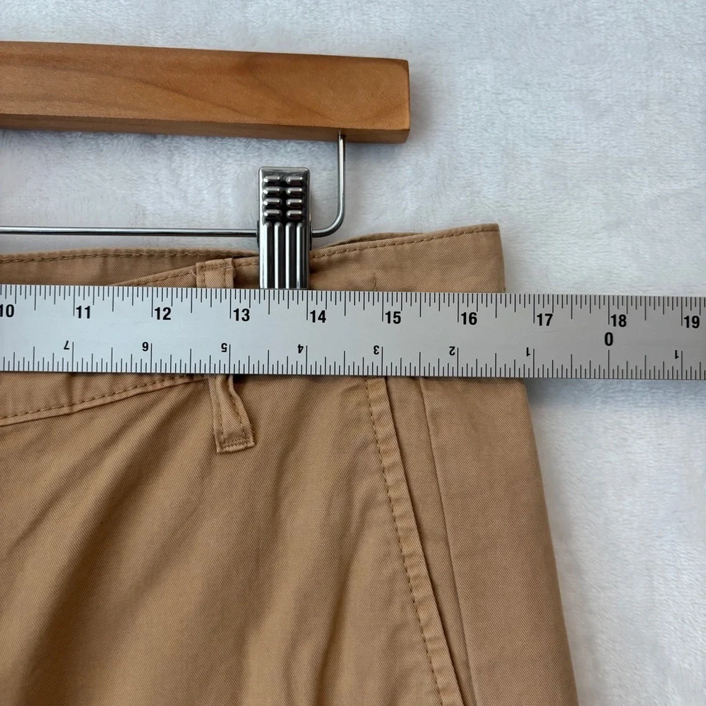 J Crew womens tan casual straight leg Slouchy boyfriend chino pant size 29 AV253